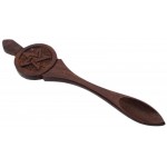 Wooden Pentacle Ritual Altar Spoon